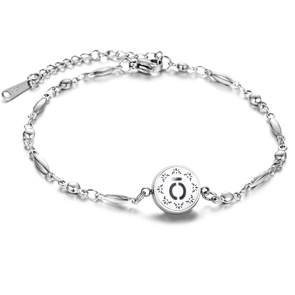 Adjustable Stainless Steel Aromatherapy Bracelet