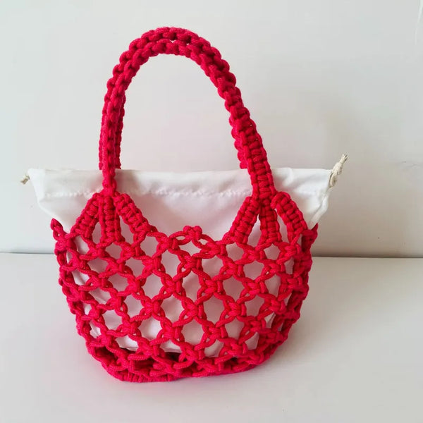 Knitted Cotton Beach Tote