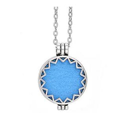 Dual-Sided Stainless Steel Aromatherapy Necklace Jewelry