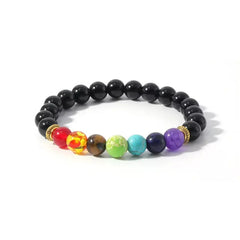 Colorful Lava Stone Aromatherapy Bracelet for Yoga