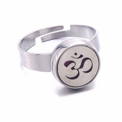 Adjustable Mini Stainless Steel Aromatherapy Ring