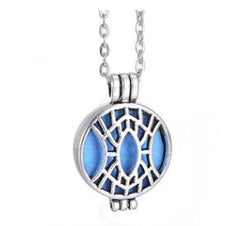 Dual-Sided Stainless Steel Aromatherapy Necklace Jewelry