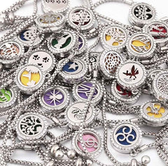 Titanium Steel Essential Oil Aromatherapy Bracelet