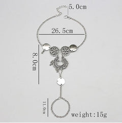 Water Drop Tassel Anklet