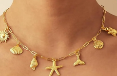 Shell Starfish Beach Necklace