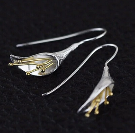 Bellflower Floral Drop Earrings