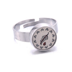 Adjustable Mini Stainless Steel Aromatherapy Ring