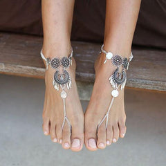 Water Drop Tassel Anklet
