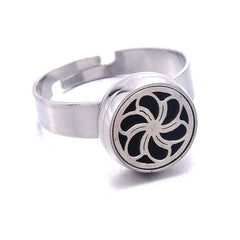 Adjustable Mini Stainless Steel Aromatherapy Ring