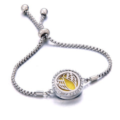 Titanium Steel Essential Oil Aromatherapy Bracelet