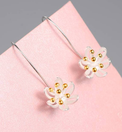 Bellflower Floral Drop Earrings