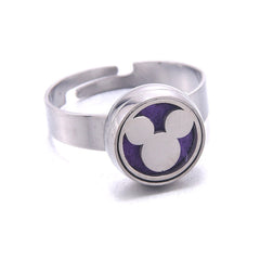 Adjustable Mini Stainless Steel Aromatherapy Ring