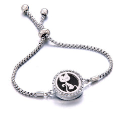 Titanium Steel Essential Oil Aromatherapy Bracelet