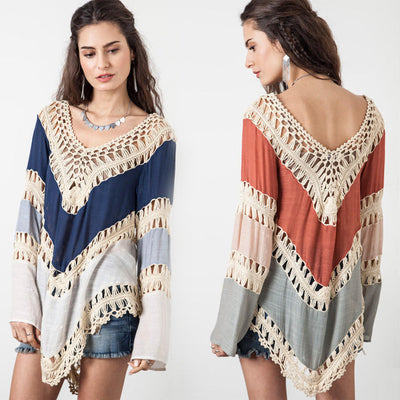 Crochet Bohemian Beach Cover-Up