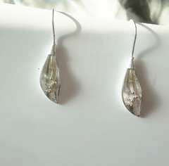 Long Floral Earrings, Bellflower Earrings