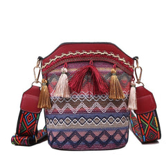 Woven Crossbody Beach Bag