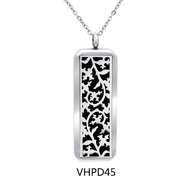 Stainless Steel Aromatherapy Pendant Necklace