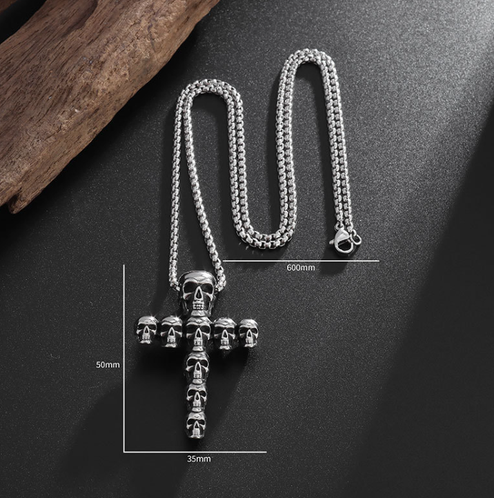 Silver Skull Necklace