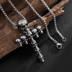 Silver Skull Necklace