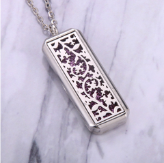 Stainless Steel Aromatherapy Pendant Necklace