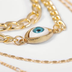 Gold Eye Necklace