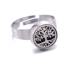 Adjustable Mini Stainless Steel Aromatherapy Ring