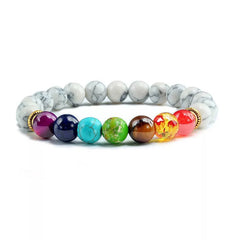 Colorful Lava Stone Aromatherapy Bracelet for Yoga