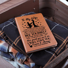 To My Wife Sooner – Leather Journal