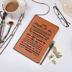 To My Daughter-in-Law Honor – Leather Journal