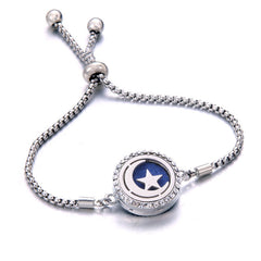 Titanium Steel Essential Oil Aromatherapy Bracelet