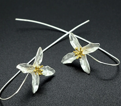 Bellflower Floral Drop Earrings
