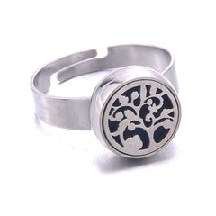 Adjustable Mini Stainless Steel Aromatherapy Ring