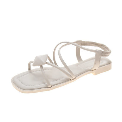 Cross-Strap Roman Beach Sandals