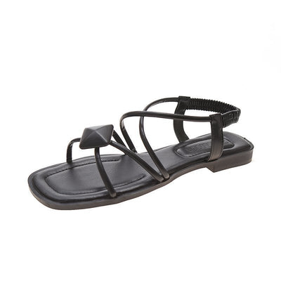 Cross-Strap Roman Beach Sandals