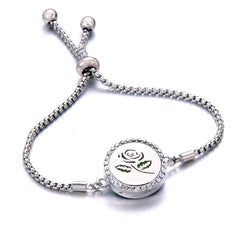 Titanium Steel Essential Oil Aromatherapy Bracelet