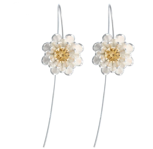 Bellflower Floral Drop Earrings