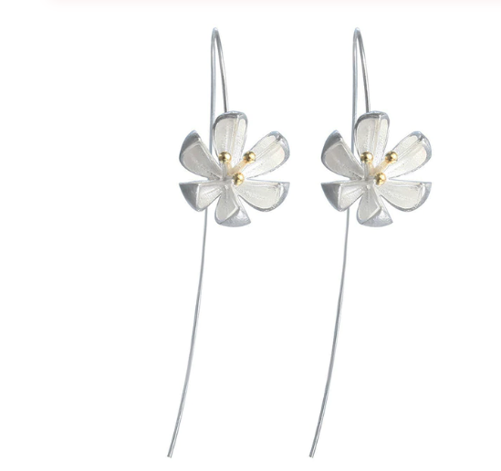 Bellflower Floral Drop Earrings